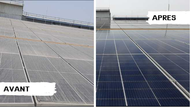 Nettoyage Installation Solaire